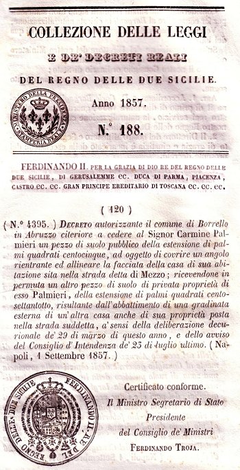 il documento originale